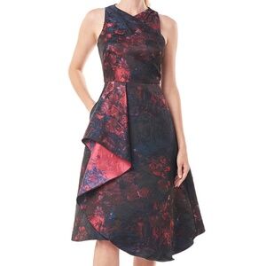 Kay Unger New York ‎ - Jessie Monet Jacquard Cocktail Dress